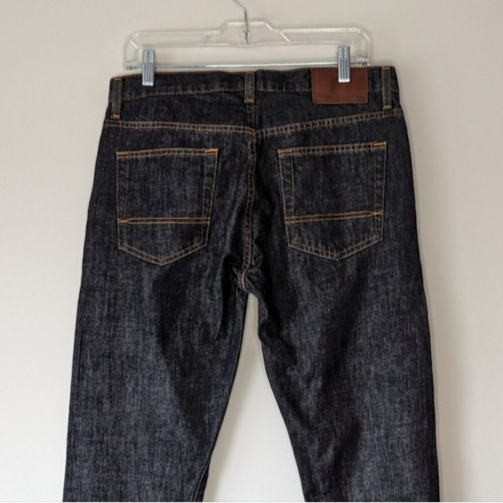 Tommy Hilfiger 100% cotton dark wash slim straight leg jeans